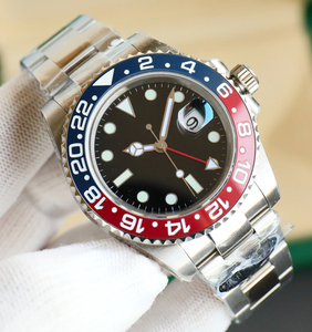 Sang Trọng Unisex Hai-Tone Bạc Bezel Thượng Hải Cơ Khí Chronograph Thép Không Gỉ Dây Đeo Màu Xanh Gương Mặt Thiết Kế Phiên Bản - Product Image 2