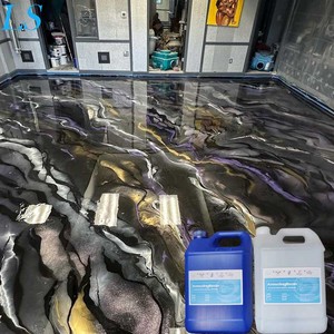 Recubrimiento de pintura epoxi liquida transparente incolora de resina epoxi para pisos de garaje, sotanos, concreto - Product Image 1