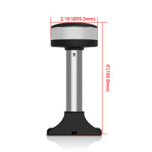 Luces de Señalización de Navegación de Anclaje LED de 7\" y 12\" Aprobadas por la USCG, Suministro Directo de Fábrica, Luces para Yates, Herrajes Marinos - Product Image 4