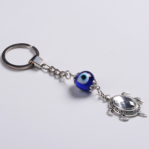 Llavero hecho a mano en YIWU Nazar Kabbalah, tortuga, con ojo malvado, regalos para amigos, gran oferta - Product Image 4