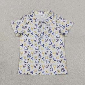 Camisa de Manga Larga con Botones para Niños, Estilo Casual, Transpirable, con Camuflaje, para el Día del Partido de Béisbol, para la Escuela, para el Equipo, para el Verano, para Hermanos, de RTS Boutique - Product Image 2