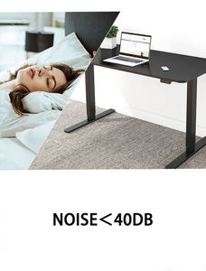 <span class=keywords><strong>Table</strong></span> d'ordinateur de bureau ergonomique bureau électrique réglable en hauteur cadre de bureau électrique à moteur unique - Product Image 3