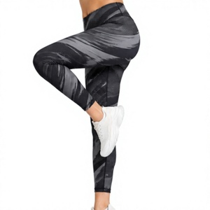Leggings de sport pour femmes de haute qualité, personnalisés, imprimés par sublimation, taille mi-haute, sans couture, respirants et à séchage rapide - Product Image 6