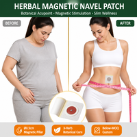 Patch magnétique amincissant pour le nombril, autocollant à base de plantes pour le nombril à l'armoise, Dropshipping TikTok, OEM, faible MOQ