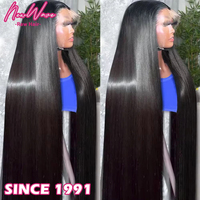 Perruques indiennes en gros, perruques lisses en cheveux humains, perruques sans colle 13x6 Lace Front pour femmes noires, perruques en vrais cheveux humains