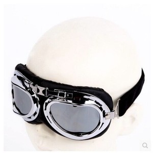 Gafas de Ciclismo Estilo Harley Yueli, Protección Contra el Viento y el Polvo, para Usar con Casco, Diseño Retro, Material de PC - Product Image 4
