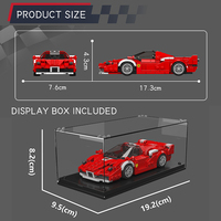 Moule King 27080 FXX Techinic MOC Super Sports Racing Car Model Building Block Sets Assembly Brick Toys for Kid Christmas Gift