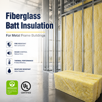 UL723 R15 3.5" Productos de Fibra de Vidrio Certificados en EE. UU., Materiales de Aislamiento Térmico, Panel de Aislamiento de Fibra de Vidrio para Paredes y Techos de Edificios