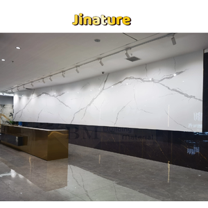 <span class=keywords><strong>Azulejos</strong></span> de Porcelana con Aspecto de Mármol Moderno, 12 mm de Grosor, 1600x3200 mm, Alto Brillo, Antideslizantes, <span class=keywords><strong>para</strong></span> Baños de Villas y Uso en Exteriores - Product Image 6