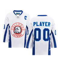 Maillot de hockey unisexe sur mesure, 100% polyester, sublimation, design personnalisé pour équipe de hockey, pour toutes les saisons
