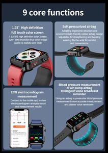 S11 Health Smart Watch Exato HRV Freqüência Cardíaca Pressão Arterial Monitoramento de Temperatura ECG Exibição IPS Carregamento Magnético - Product Image 6