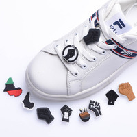 Breloques de lacets de chaussures en PVC souple, mignonnes et de style dessin animé, pour clips de baskets, breloques personnalisées pour lacets de chaussures, accessoires de lacets de baskets, décorations de lacets de baskets