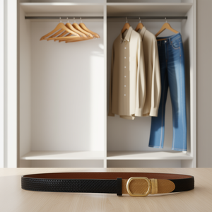 Cintura Intrecciata in PU Z Y 7Cm 110Cm con Fibbia in Metallo, Accessorio Moda Casual - Product Image 3