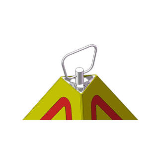 يمكن تخصيص تحذير قابل للطي عاكس ثلاثي الجوانب حامل مثلث - Product Image 4