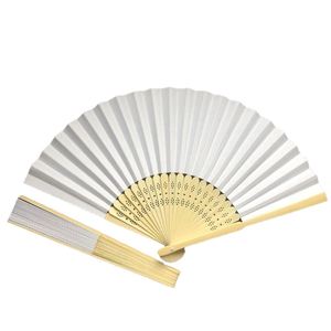 Abanico de Mano Plegable de Bambú con Logotipo Personalizado Impreso y Grabado - Diseño Tradicional Multicolor 25 Varillas para Bodas, Publicidad, Portátil - Product Image 2