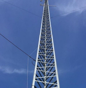 Torre Telecom Autoportante a 3 Gambe Resistente al Vento, Struttura in Acciaio Zincato a Caldo per Comunicazioni, Torre a Traliccio per Stazione <span class=keywords><strong>5G</strong></span> - Product Image 6