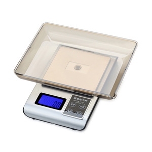DggY Km High <b>Precision</b> Electronic <b>Scale</b> 0.01g Lcd Display With <b>Scale</b> Tray Rectangle Jewelry <b>Scale</b> Battery Powered - Product Image 1