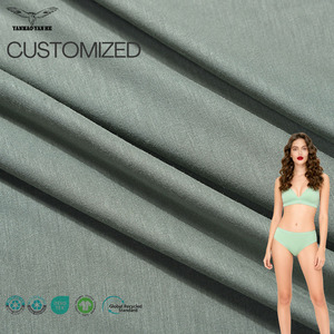 Dệt Kim Sợi Tre <span class=keywords><strong>Spandex</strong></span> Jersey Vải 40S Rắn Mềm Độ Ẩm Wicking Vải Thời Trang Cho Đồ Lót Đồ Lót May Mặc - Product Image 1