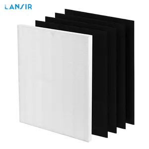 Lansir 1 HEPA filtre ve 4 aktif karbon ön filtreler Winix hava temizleyici modeli D360 parça # D3 1712-0101-02