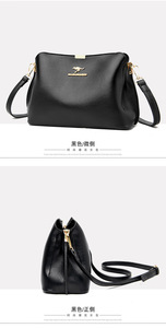 Luxury Fashion New Solid Color Matching Handbag Shoulder Bag Women's Bag Fashion <b>Tote</b> Handbags One-Shoulder Handbags - Product Image 4