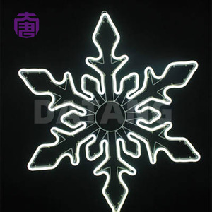 Luz Decorativa Personalizada con Forma de Copo de Nieve, Impermeable IP65, Blanco Cálido, para Decoración Navideña Durante Todo el Año - Product Image 5