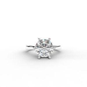 <b>Top</b> Selling Moissanite Engagement Ring for Bridal Jewelry Wedding Celebration and Gift Giving Available At Best Market Price - Product Image 5