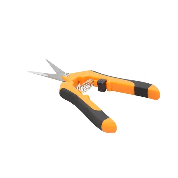 Pruning Shear Steel Blade Hand Pruner Straight Edge Scissors