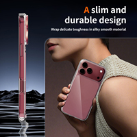 Coque de téléphone antichoc en acrylique transparent avec protection d'objectif surélevée anti-traces pour iPhone 18 Pro 18 Pro Max – Vente en gros