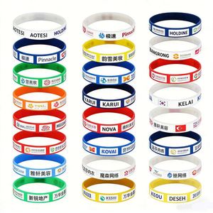 Bracelet en silicone sportif promotionnel à bas prix, bracelet en silicone personnalisé avec logo - Product Image 2