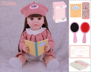 Poupée Reborn FiveStar de 56 cm en Vinyle et Caoutchouc, Jouet de Mode Réaliste pour Enfants, Idéale pour Lire des Histoires - Product Image 2