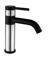 Offre Spéciale acier inoxydable 304 monotrou mitigeur 360 degrés rotation fil dessin robinets salle de bain bassin robinets robinet d'eau