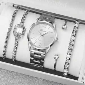 Orologi al Quarzo da <span class=keywords><strong>Donna</strong></span> di Tendenza, con Diamanti Incastonati, in Acciaio Inossidabile da 18mm, Gioielli Casual per Studentesse e Consumatori Transfrontalieri - Product Image 5