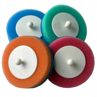 Éponge de nettoyage moussante pour salle de bain, brosse de toilette et tampons à récurer, écologiques et faciles à nettoyer