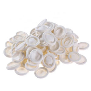 Culle da dito personalizzate spesse senza polvere 100% puro lattice naturale ESD Cleanoom guanti di sicurezza Anti-statica punta delle dita in gomma - Product Image 1