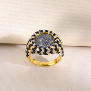 Anillo de Plata Antigua con Zirconia, Diseño Simple y Moderno, para Mujer, Estilo Retro, Hada del Agua, para el Dedo Índice, Regalo de Boda - Product Image 2