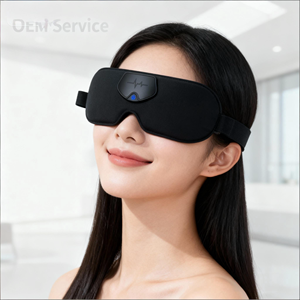 Masseur oculaire 3D rechargeable par USB, chauffage à température constante, blocage de la lumière, compresse chaude pour le sommeil, soulage la fatigue oculaire - Product Image 1