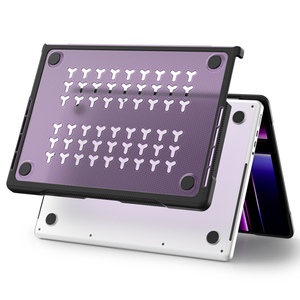 Funda Protectora Resistente para Computadora Portátil de 14 Pulgadas, Estilo Ejecutivo, para MacBook Pro 14 A2442 con Soporte - Product Image 3