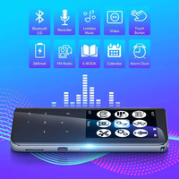 Nuevo estilo Reproductor de MP3 con pantalla táctil de 2,4 pulgadas con capacidad de 16GB/32GB Compatible con formatos de audio FLAC WAV APE