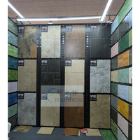 Trou perforé un cadre présentoir de carreaux de céramique panneau de montage mural panneau perforé plaque de poinçonnage pierre mosaïque Quartz métal présentoir
