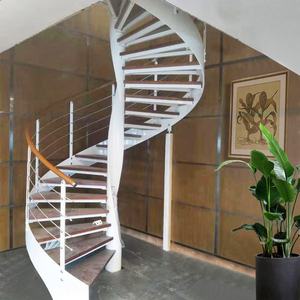 <span class=keywords><strong>Escalier</strong></span> en <span class=keywords><strong>colimaçon</strong></span> incurvé de <span class=keywords><strong>style</strong></span> chinois de célébrité d'Internet pour l'<span class=keywords><strong>escalier</strong></span> d'hôtel de plaque roulée par villa rurale auto-construite - Product Image 3