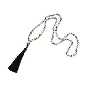 Bracelets longs DIY <span class=keywords><strong>de</strong></span> haute qualité avec perles <span class=keywords><strong>de</strong></span> pierre naturelle <span class=keywords><strong>de</strong></span> 6 mm, pampilles en amazonite, bijoux <span class=keywords><strong>de</strong></span> mode, bracelets et joncs - Product Image 3