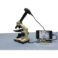 Cámara de Microscopio USB de 5MP, Microscopio Digital de 2592x1944, 30fps, Ocular Digital CMOS, Lente de Relé Integrada para Soldadura de PCB