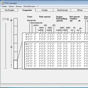 TCM Manager test Tool Program Modify Parameters MC1 MC2 elevator parts