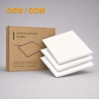 Garansi 5 Tahun 22W hingga 60W 3000K hingga 6500K hingga 180 lm Per W UGR19 IP54 60x60 62x62 30x120 60x120 Lampu Panel LED Slim Backlit