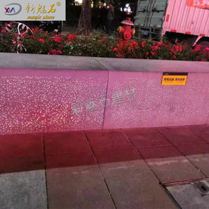Nuevo Banco de Cemento Translúcido Prefabricado Magic Stone, Iluminado con Efecto Cielo Estrellado, para Paisajismo Exterior XMS-TGSN - Product Image 3