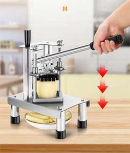 Stainless Steel Hot Selling Kitchen Tools Manual Hand French Fries Cutter <b>Vegetable</b> Fruit <b>Slicer</b> Potato Cutter - Product Image 3