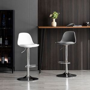 Taburete de Barra Ajustable en Altura, Suministro de Fábrica, Acolchado de PU, Estructura Metálica, Precio Bajo, Venta al Por Mayor - Product Image 3