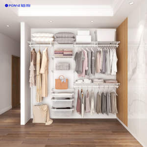 Sistema de Armario de Dormitorio de Metal Resistente Personalizable, Precio de Fábrica, OEM ODM, Vestidor - Product Image 2