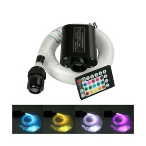 Kit de luz de techo de estrella de techo de fibra óptica <span class=keywords><strong>LED</strong></span> RGB 12V RF H7 forma de bombilla con Control de aplicación para techo de estrella de techo de <span class=keywords><strong>coche</strong></span> - Product Image 4