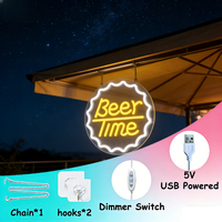 Letrero de Neón Acrílico LED con Diseño de Cerveza Neonawall, Luz de Pared para Hogar, Bar, Cafetería, Fiesta, Boda, Navidad, Regalo de San Valentín, Decoración para Fanáticos del Fútbol